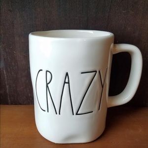 Rae Dunn CRAZY Ceramic Mug